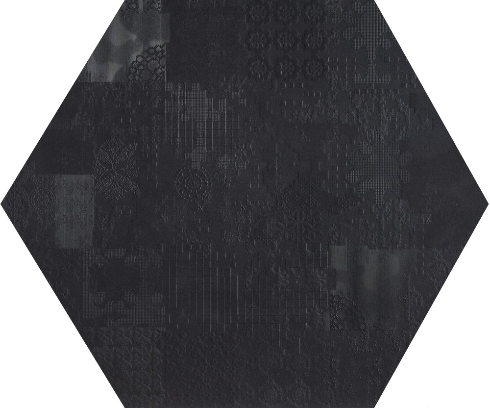 NERO ESAGONA DECOR MATT 120х120